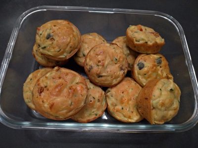 Muffins courgettes saumon 3